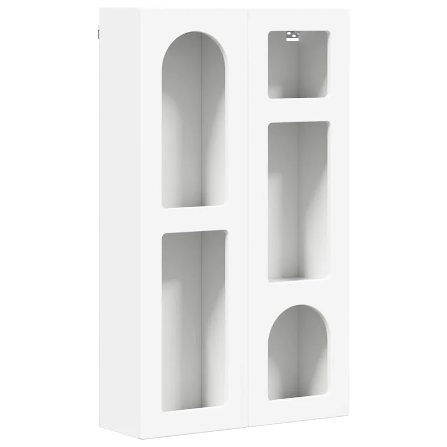 Armoire suspendue ELST Blanc 59 x 20 x 100 cm Bois d'ingénierie - 2