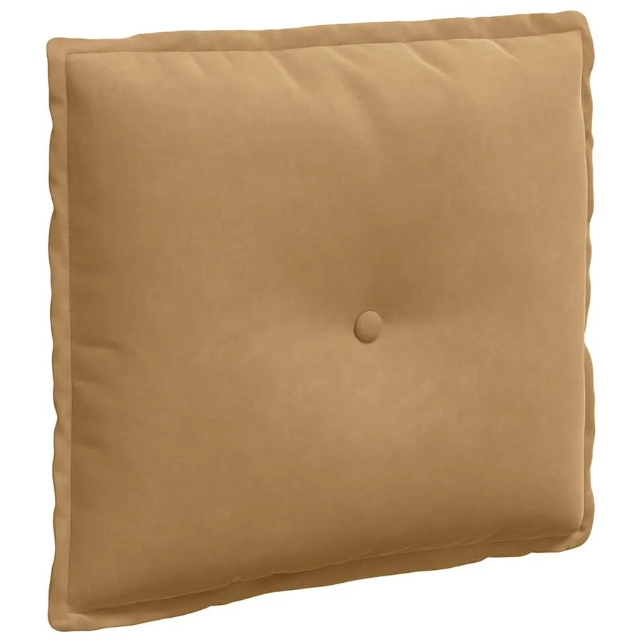 Coussin de Dos Marron 50 x 45 cm Tissu en velours côtelé - 2