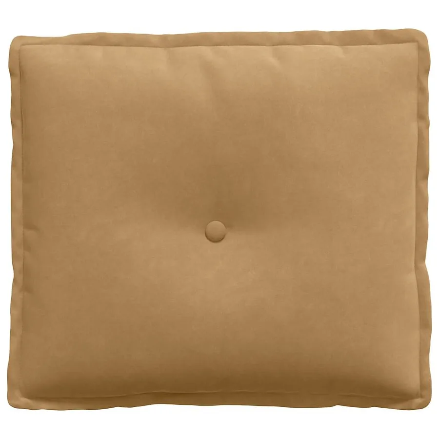 Coussin de Dos Marron 50 x 45 cm Tissu en velours côtelé - 5