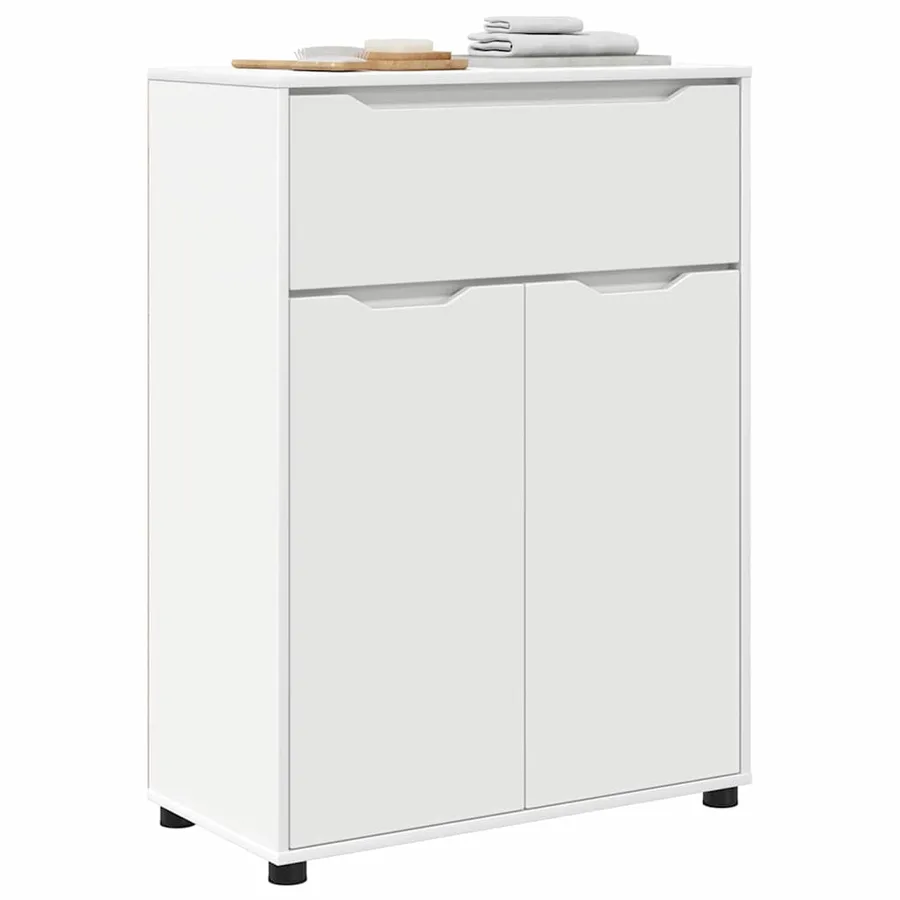 Cabinet de salle de bain avec tiroir Blanc 72,5 x 36,5 x 100 cm - 3
