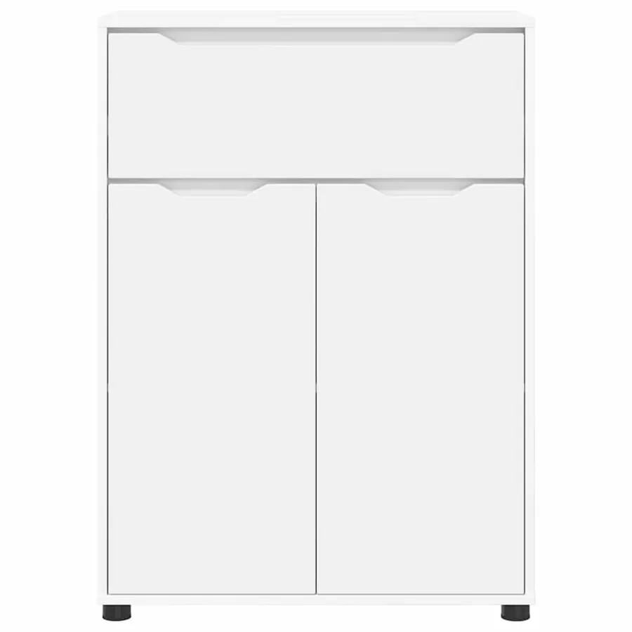 Cabinet de salle de bain avec tiroir Blanc 72,5 x 36,5 x 100 cm - 6