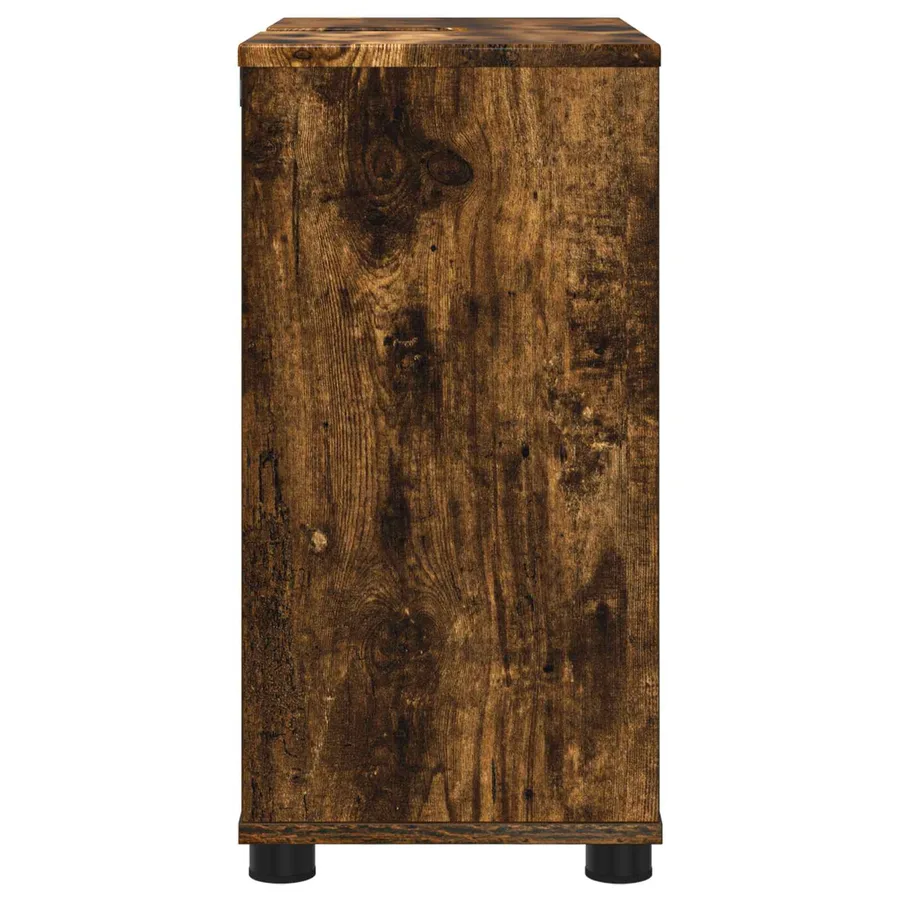 Armoire de lavabo de salle de bain Chêne fumé 60 x 30 x 60 cm - 7