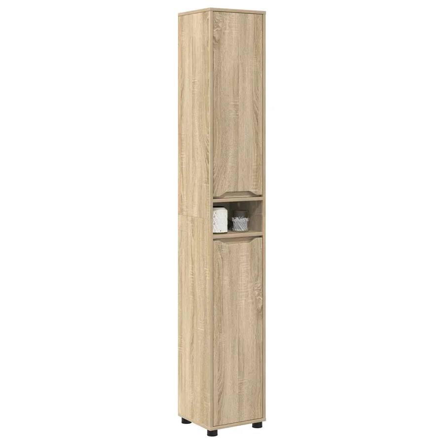 Cabinet de salle de bain Chêne Sonoma 30,5 x 30 x 195 cm - 3