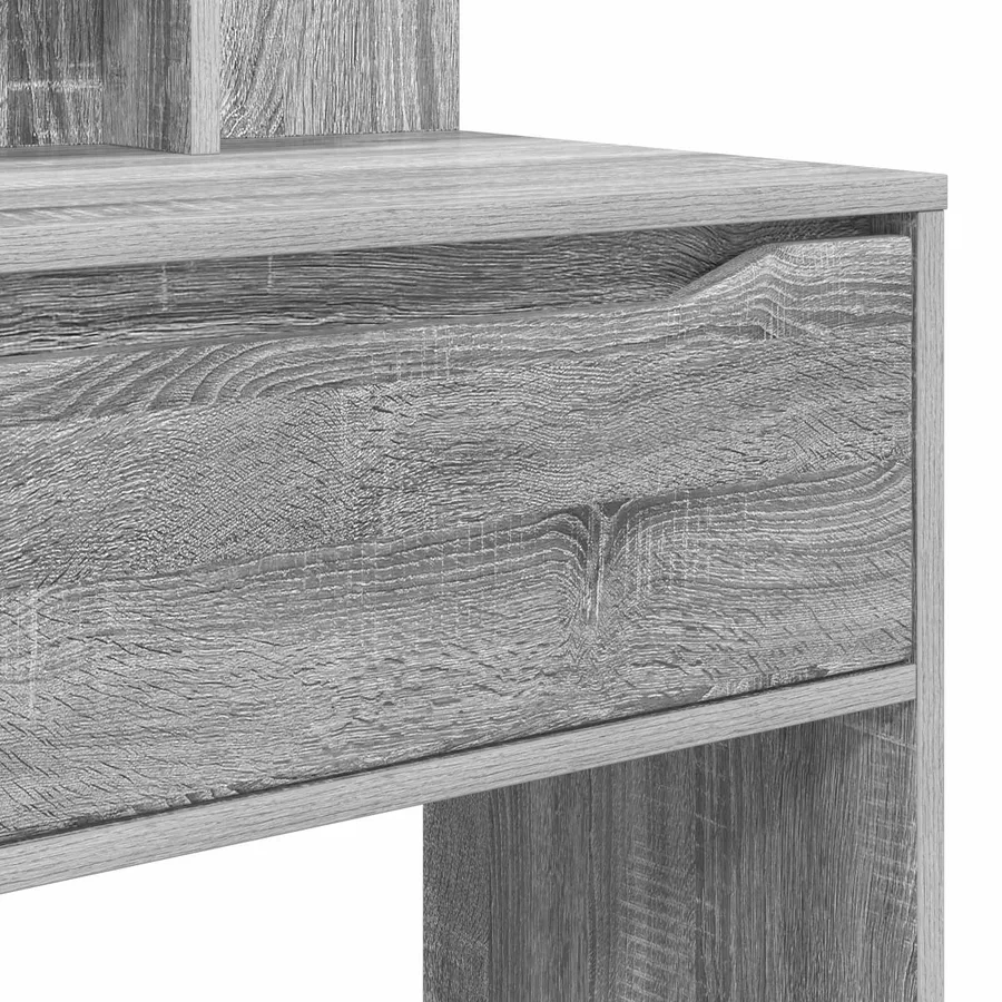Tables de maquillage pour chambre avec tiroir Gris Sonoma - 10