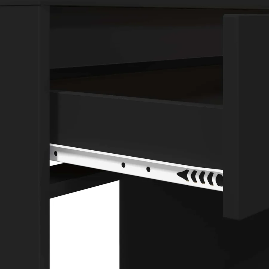 Tables de maquillage pour chambre Noir 80 x 39,6 x 135 cm - 9