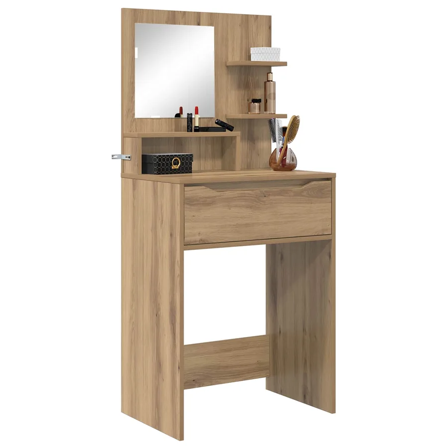 Tables de maquillage pour chambre Chêne artisanal - 3