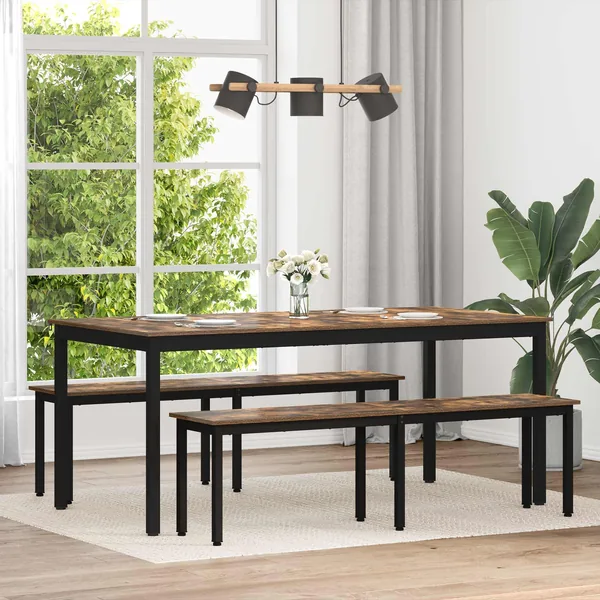 Table de salle à manger / Table de repas 2 pcs 180 x 90 x 75 cm