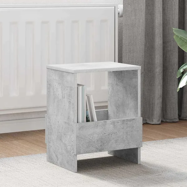 Étagère à magazines 2 pcs Gris béton 35 x 30 x 45 cm