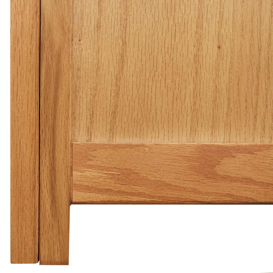 Boîte de rangement 50 x 45 x 45 cm Bois de chêne massif - 9