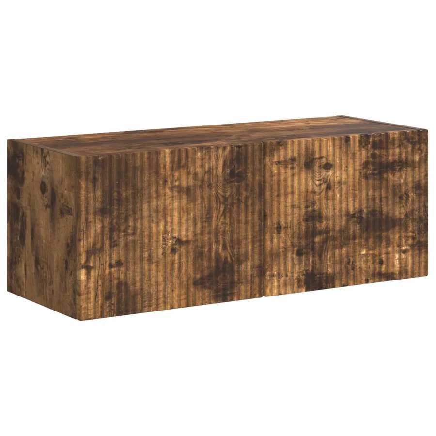 Ensemble meuble TV 6 pcs Chêne fumé Bois d'ingénierie - 5