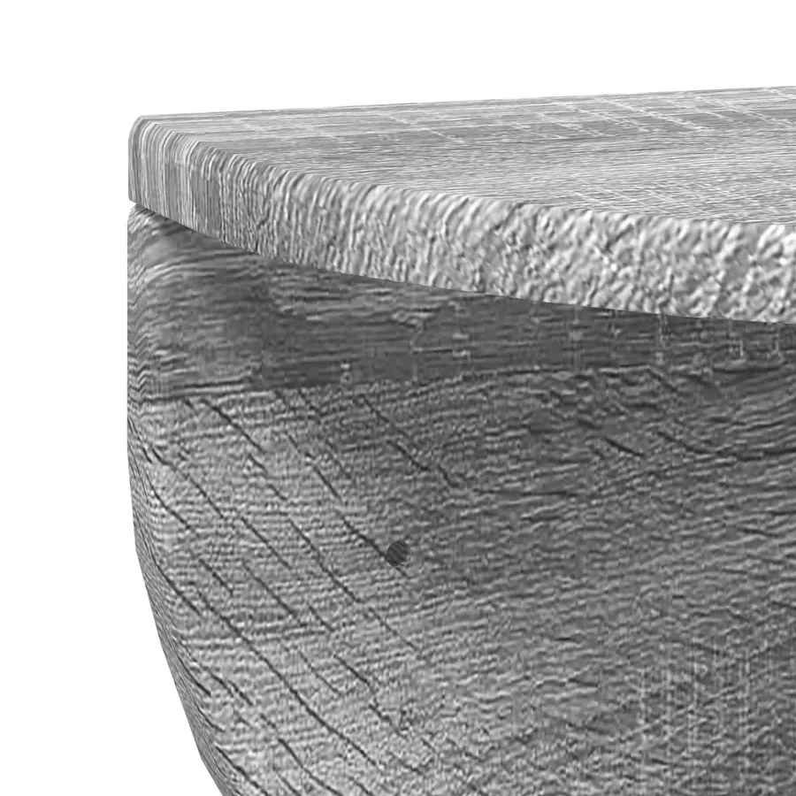 Étagère Murale Montage mural 2 pcs Gris Sonoma 48 x 24 x 24 cm - 9