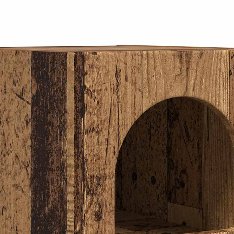 Table de chevet ELST Bois ancien 29,5 x 33,5 x 50 cm - 7