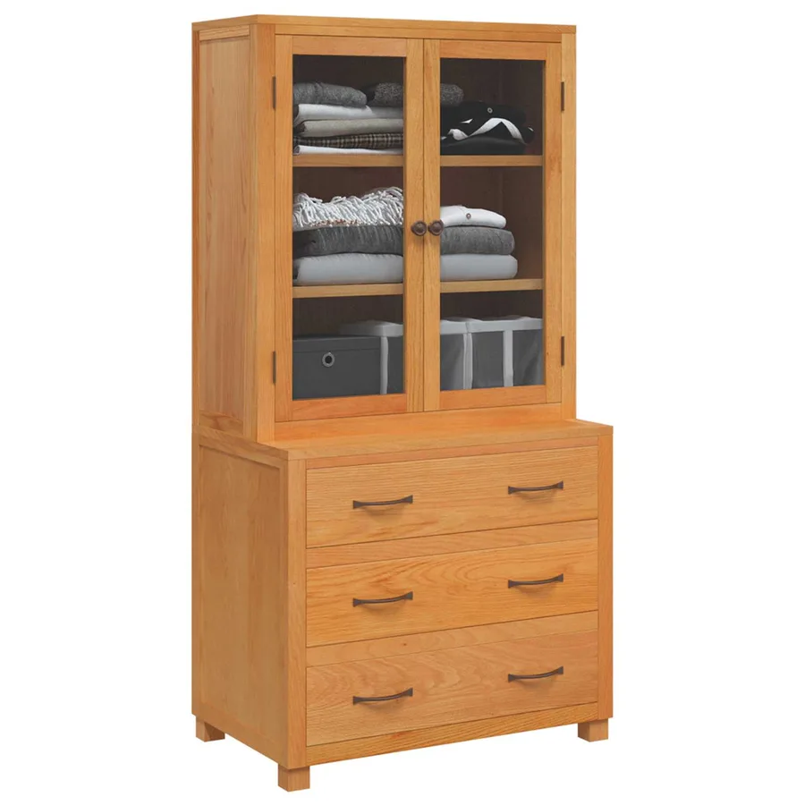 Ensemble de meubles de rangement 2 pc Marron 80 x 50 x 160 cm - 3