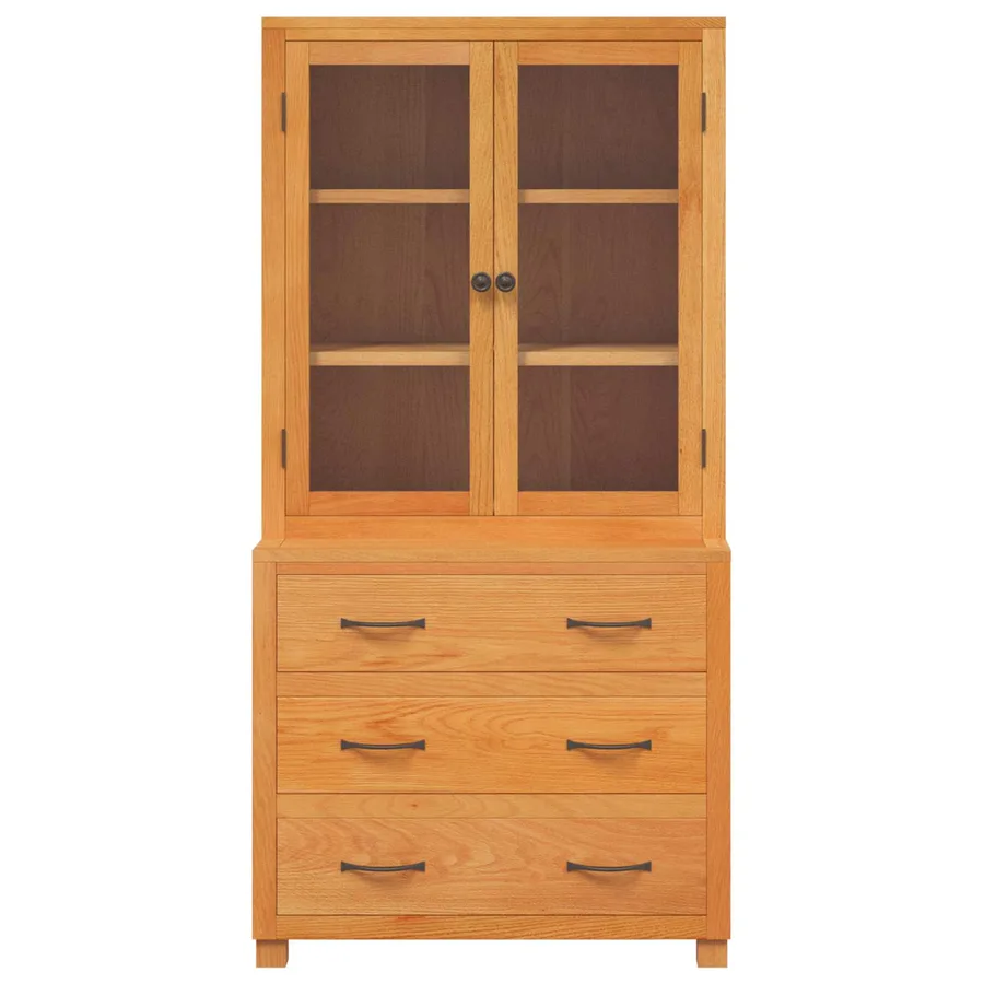 Ensemble de meubles de rangement 2 pc Marron 80 x 50 x 160 cm - 7