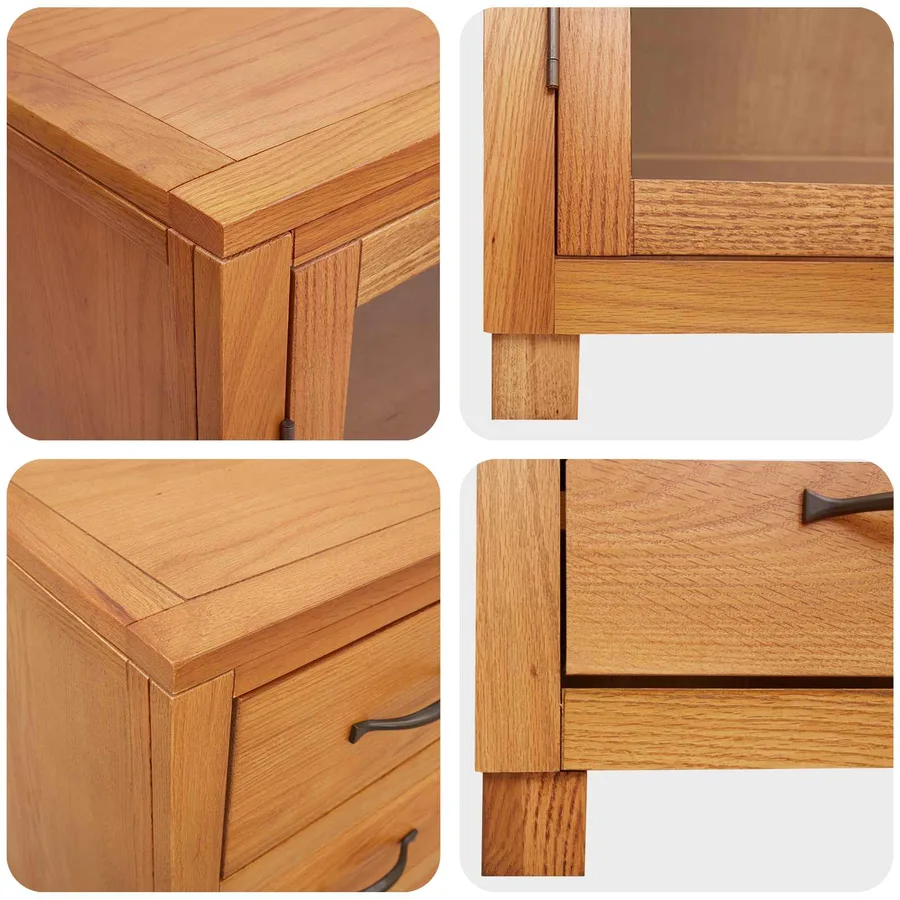 Ensemble de meubles de rangement 2 pc Marron 80 x 50 x 160 cm - 8
