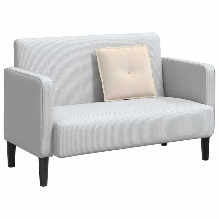 Coussin de Dos Beige 50 x 45 cm Tissu en microfibre - 3