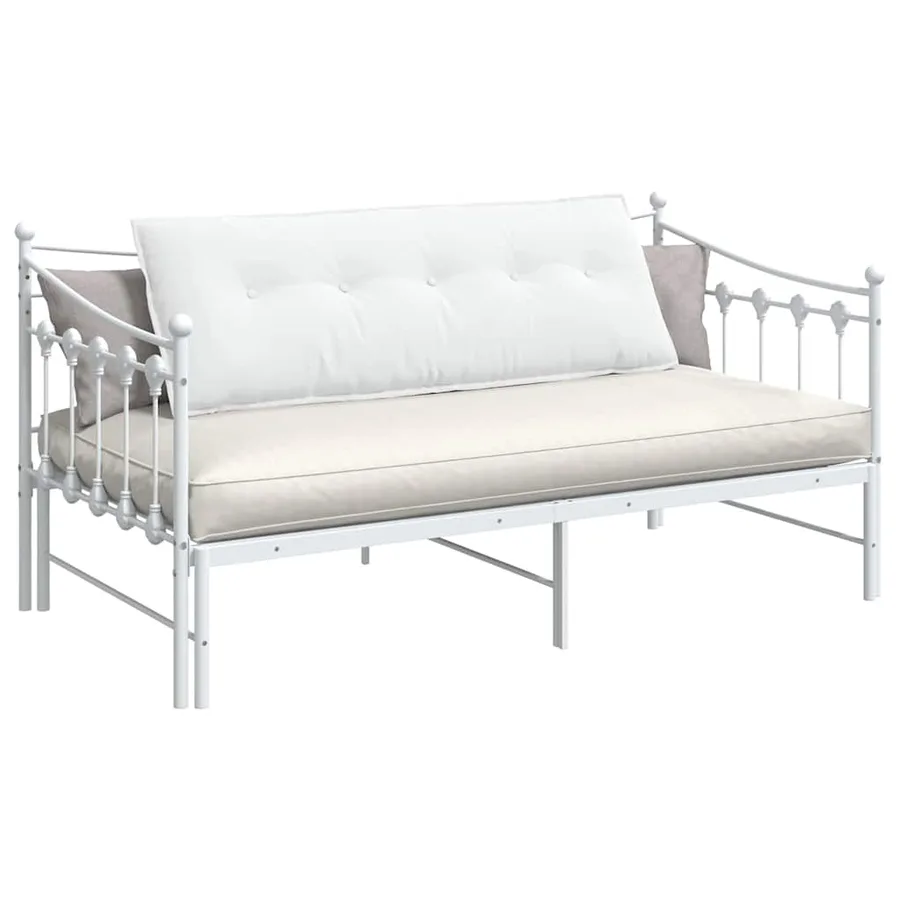 Coussin de Dos Blanc 140 x 19 x 50 cm tissu - 3