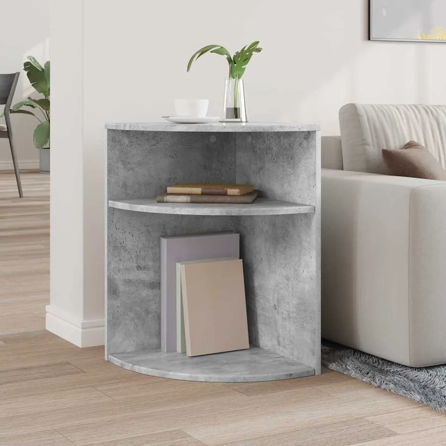 Table d'appoint Gris béton 39,7 x 39,7 x 60 cm - 4