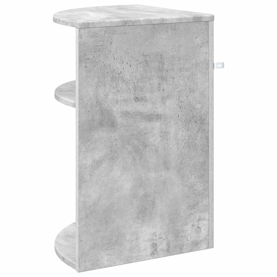 Table d'appoint Gris béton 39,7 x 39,7 x 60 cm - 7