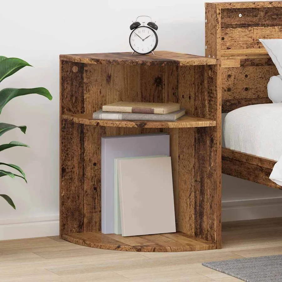 Table d'appoint Bois ancien 39,7 x 39,7 x 60 cm