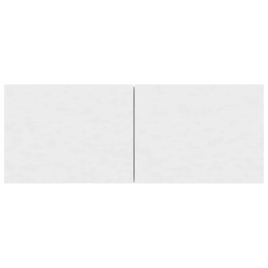 Meuble TV Blanc 80x30x30 cm Bois d'ingénierie - 6