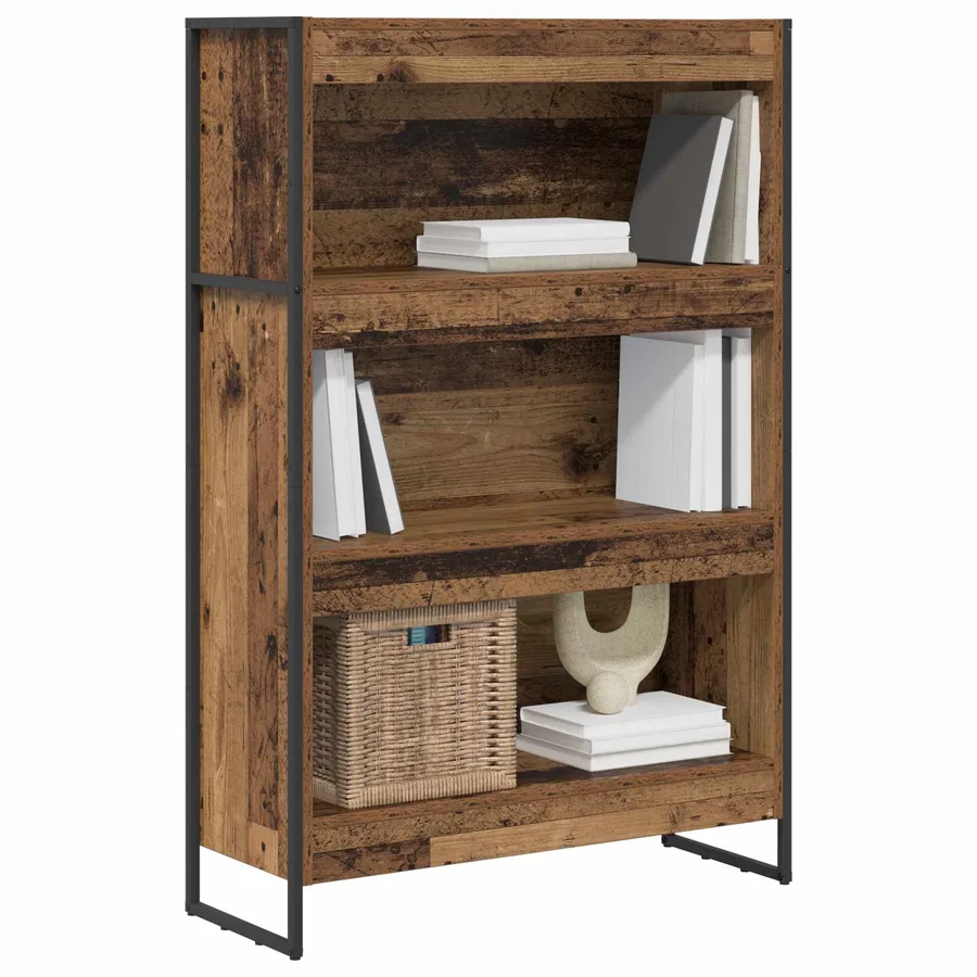 Bibliothèque Bois Ancien 80 x 30 x 121 cm Bois d'ingénierie - 3