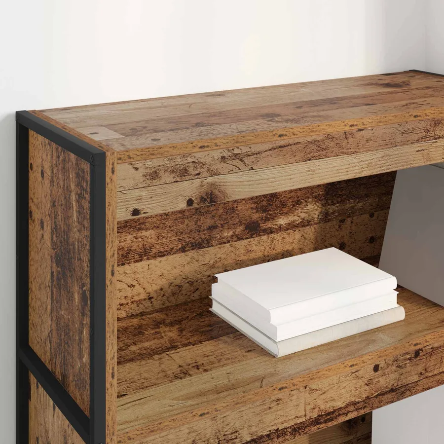 Bibliothèque Bois Ancien 80 x 30 x 121 cm Bois d'ingénierie - 4