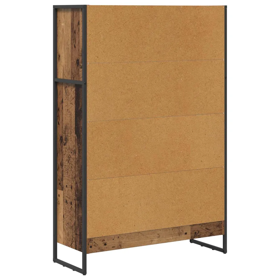 Bibliothèque Bois Ancien 80 x 30 x 121 cm Bois d'ingénierie - 7