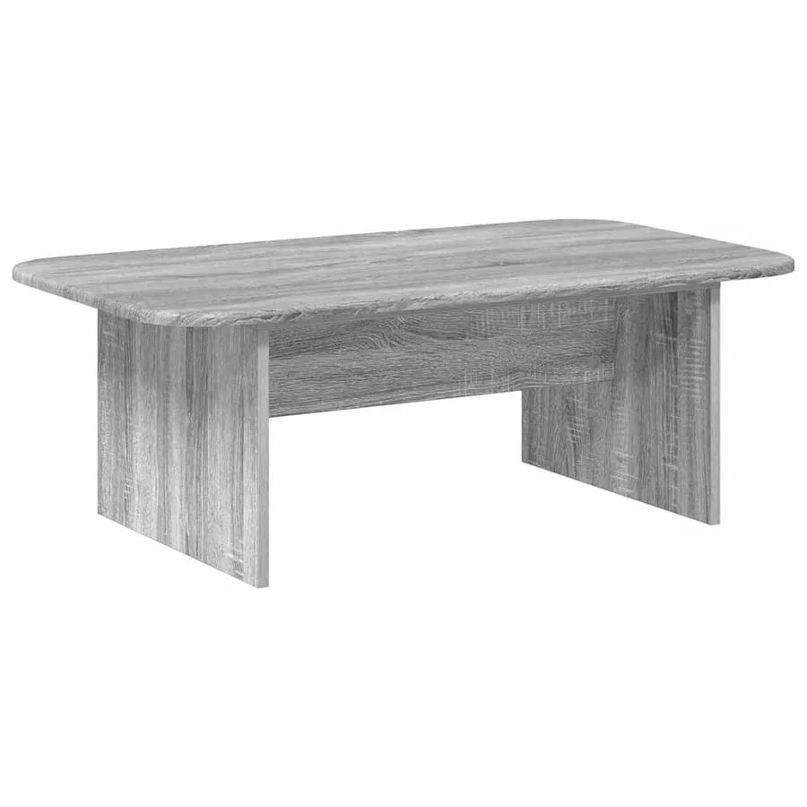 Table basse Gris Sonoma 93 x 53 x 33 cm Bois d'ingénierie - 2