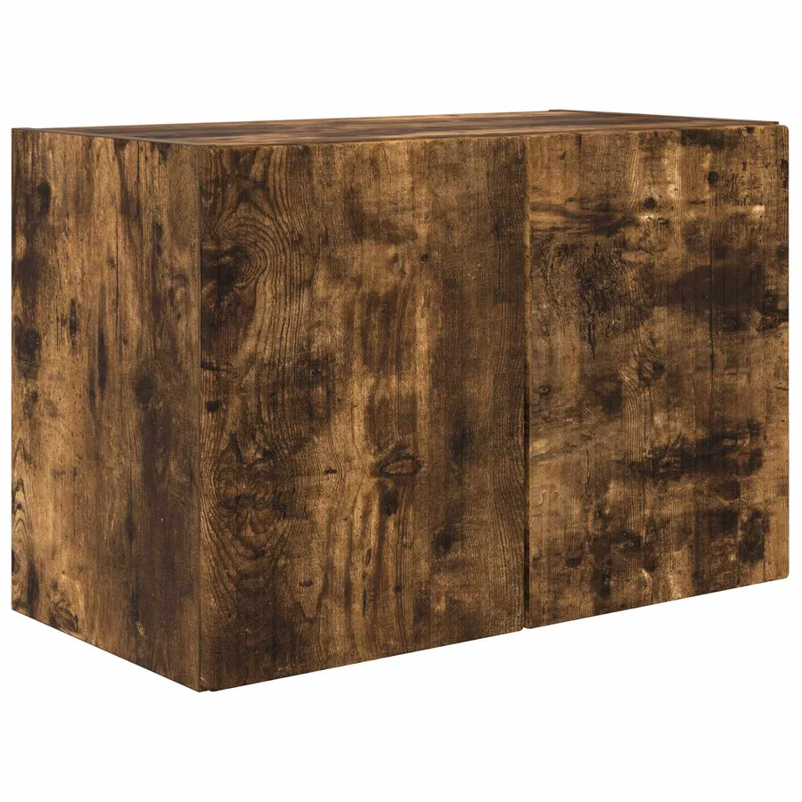 Ensemble de meuble TV mural 4 pcs Chêne fumé Bois d'ingénierie - 7