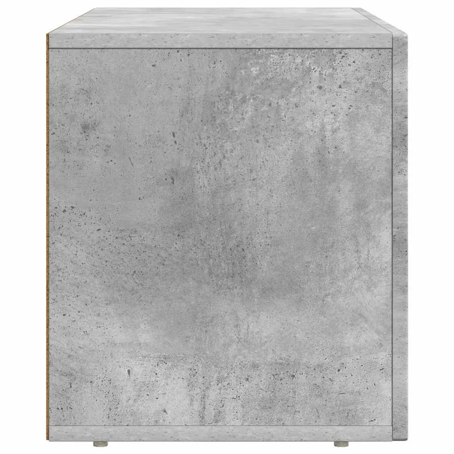Meuble TV ELST 80 x 35 x 40 cm Gris béton Bois d'ingénierie - 6