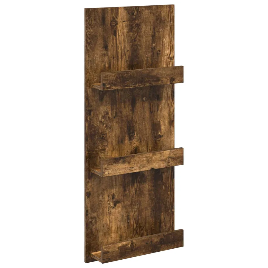 Étagère à magazines avec étagère Chêne fumé 43 x 11 x 102 cm - 2