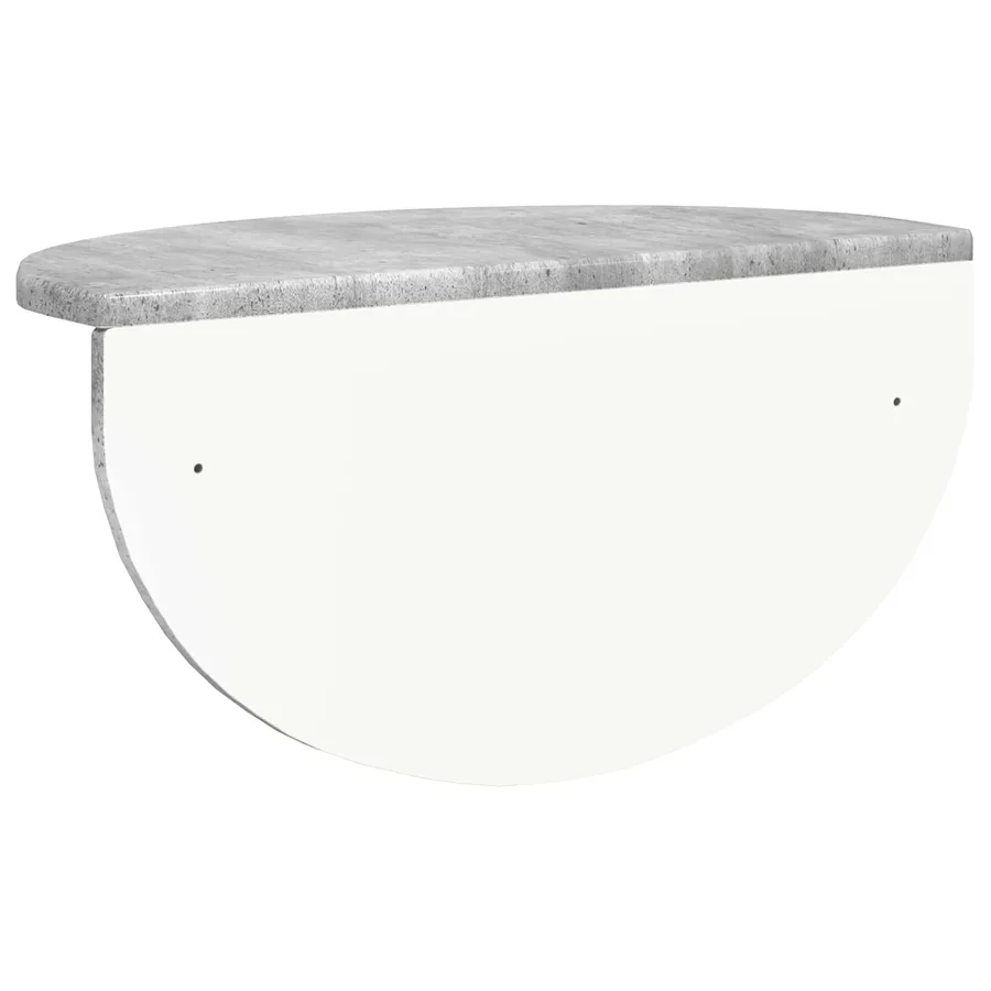 Étagère Murale Gris béton 48 x 24 x 24 cm Bois d'ingénierie - 7