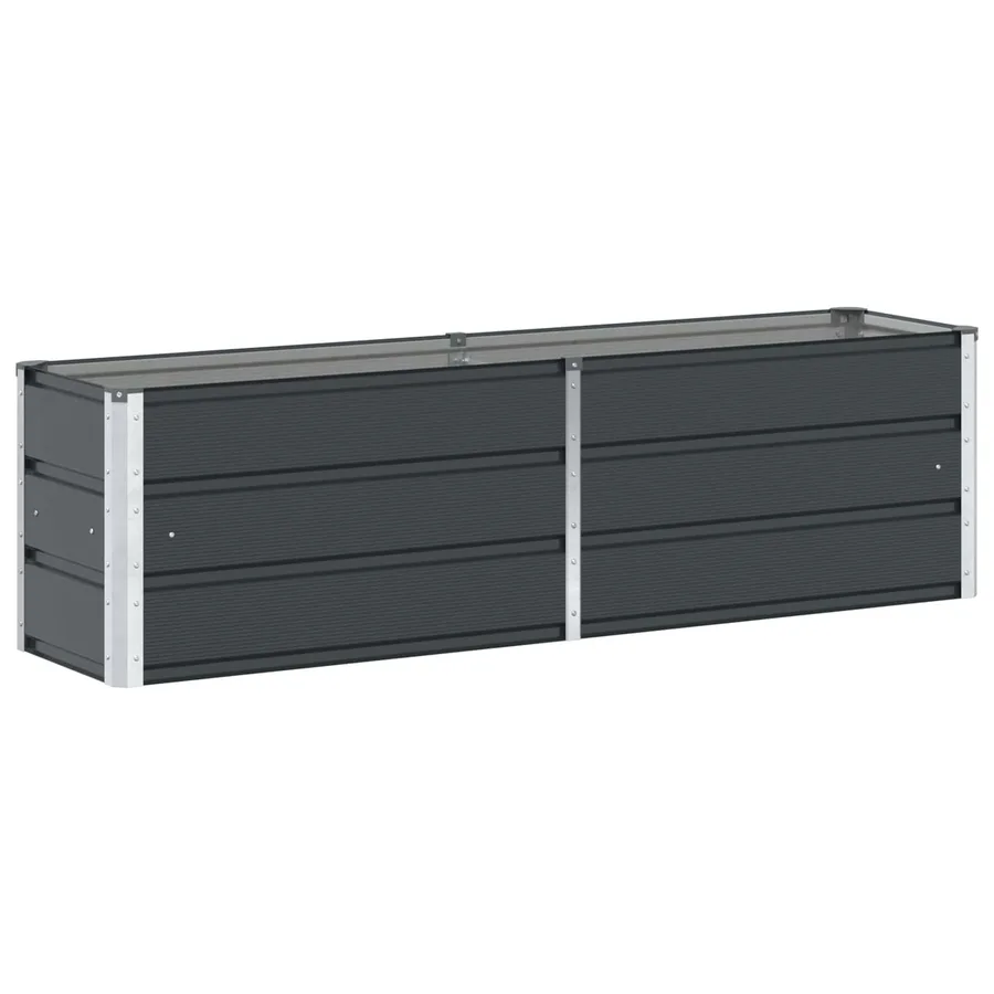 Jardinière Anthracite 160 x 40 x 45 cm Acier - 2