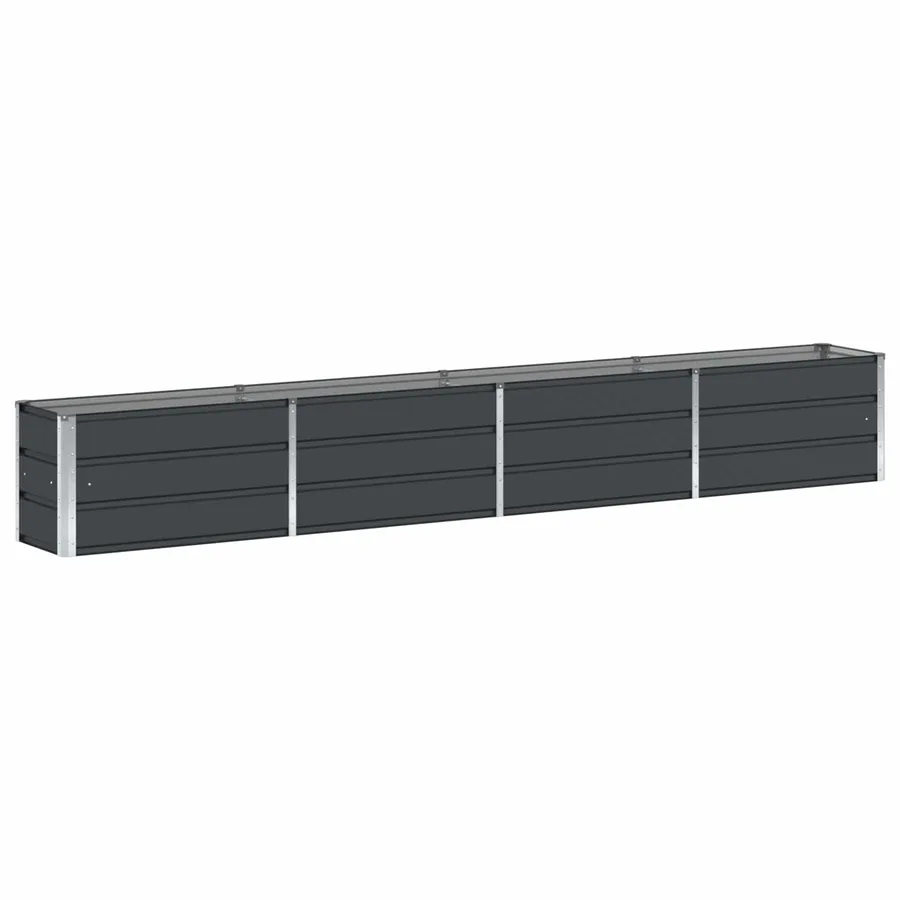 Jardinière Anthracite 320 x 40 x 45 cm Acier - 2