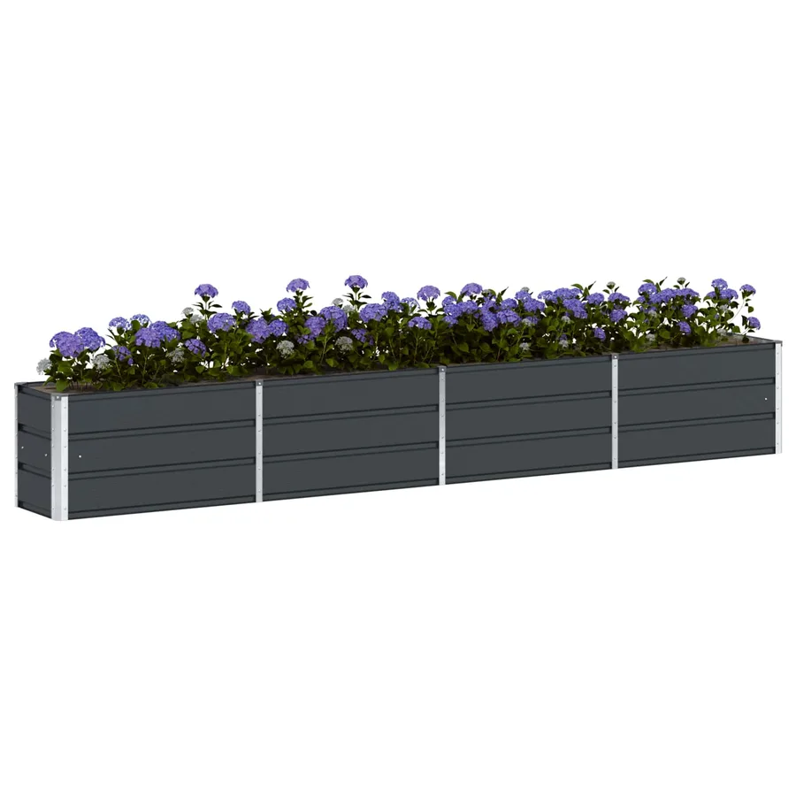 Jardinière Anthracite 320 x 40 x 45 cm Acier - 3