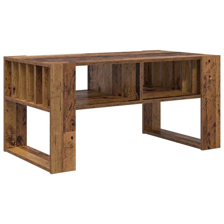 Table basse Bois ancien 92 x 49,5 x 45 cm Bois d'ingénierie - 2