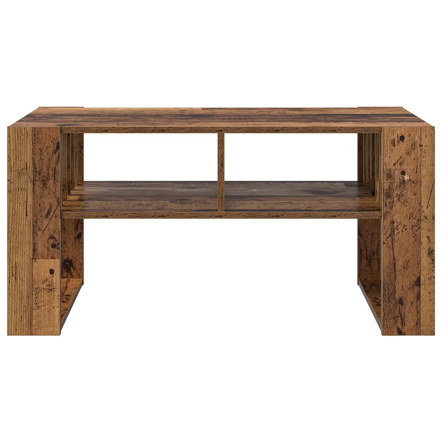 Table basse Bois ancien 92 x 49,5 x 45 cm Bois d'ingénierie - 5
