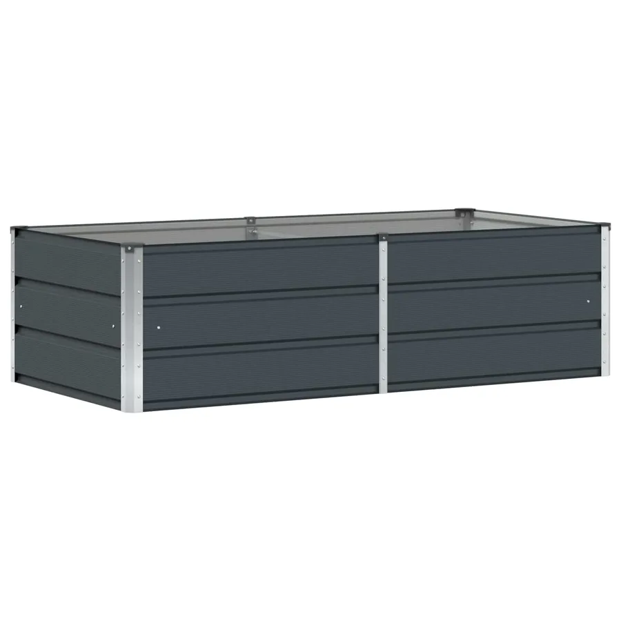 Jardinière Anthracite 160 x 80 x 45 cm Acier - 2