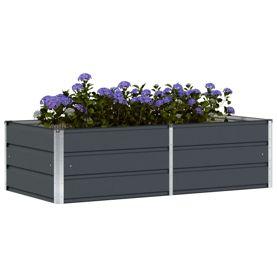 Jardinière Anthracite 160 x 80 x 45 cm Acier - 3