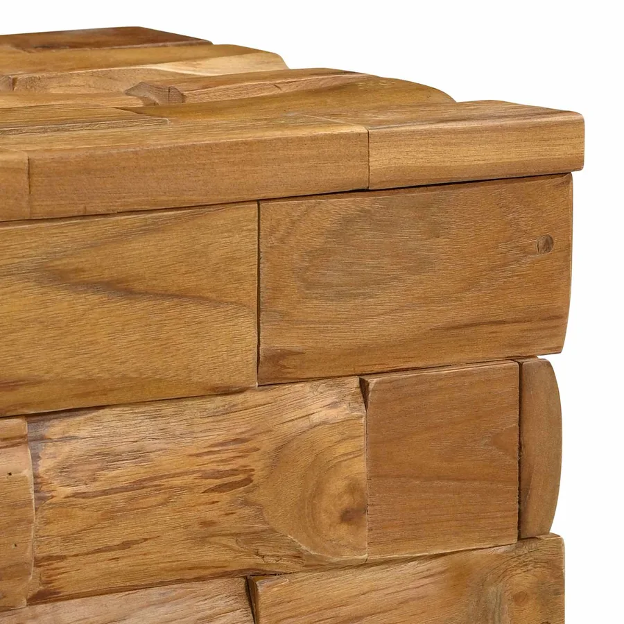 Tabouret de Rangement Marron 40 x 40 x 45 cm - 6