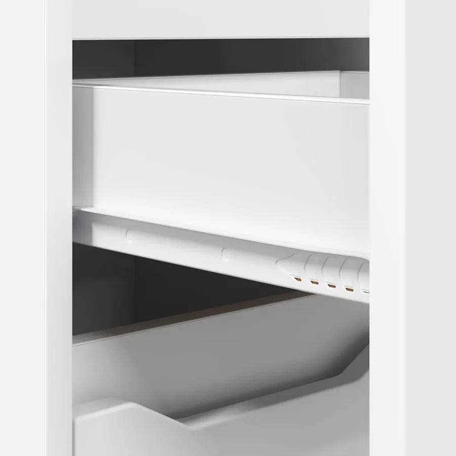 Ensemble de mobilier de salle de bain avec tiroir 3 pcs Blanc - 11