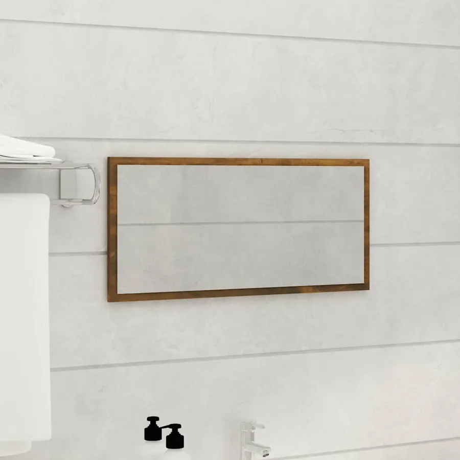 Ensemble de meubles de salle de bain 2 pcs Chêne fumé - 4