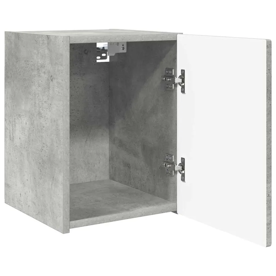 Meuble TV mural Béton 30 x 31 x 40 cm Bois d'ingénierie - 5