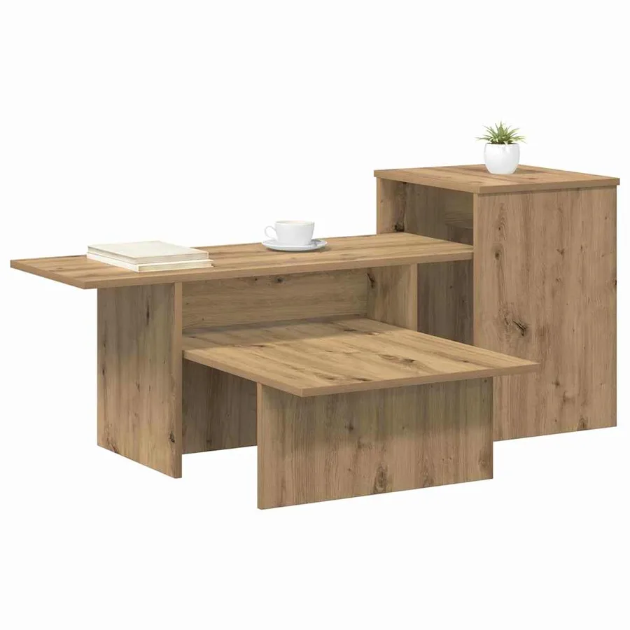 Table console Chêne artisanal 91,5 x 35 x 38,5 cm - 3