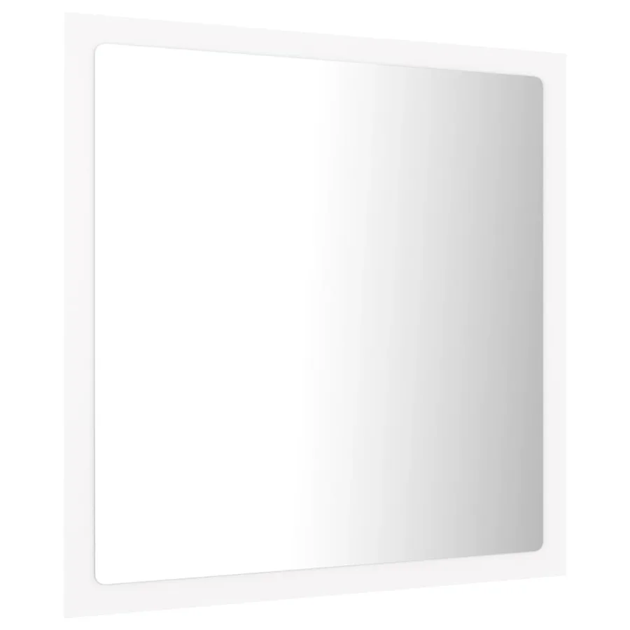 Miroir à LED de salle de bain Blanc 40x8,5x37 cm Acrylique - 7