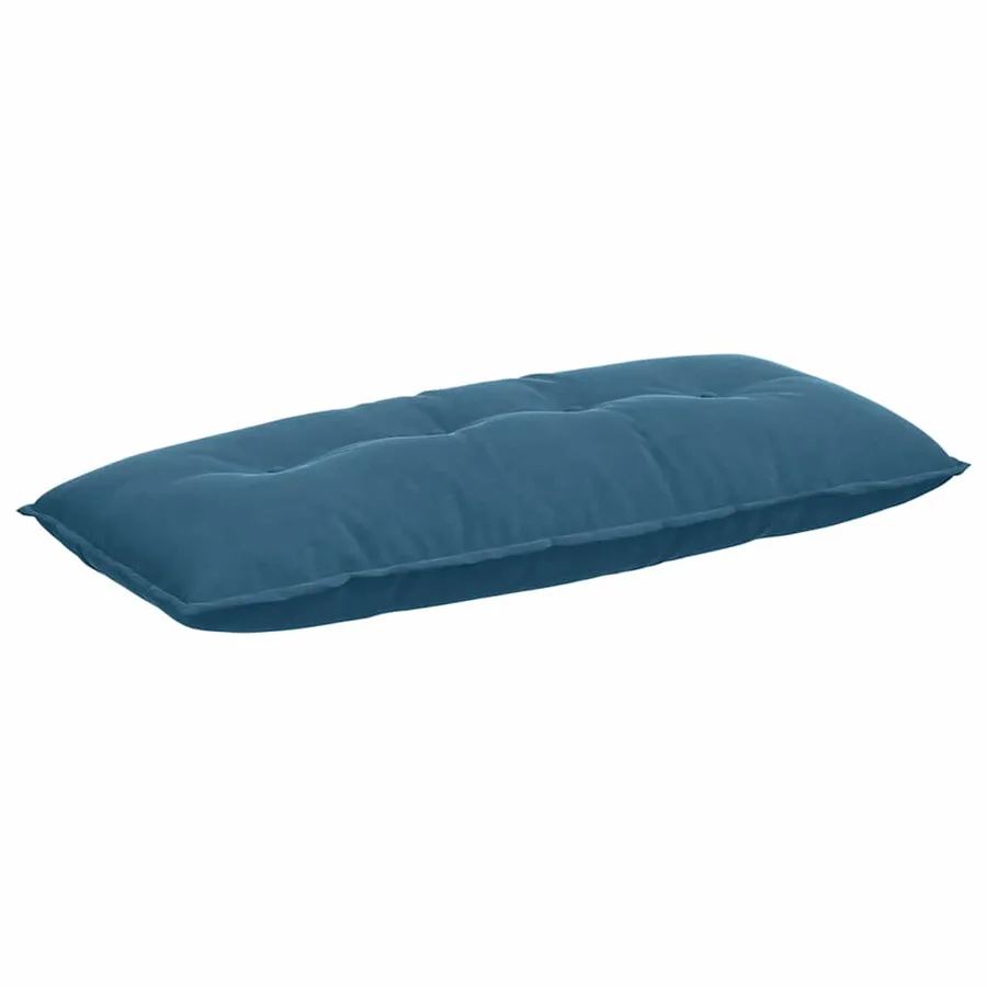 Coussin de Dos Bleu 120 x 50 cm Tissu en velours côtelé - 2