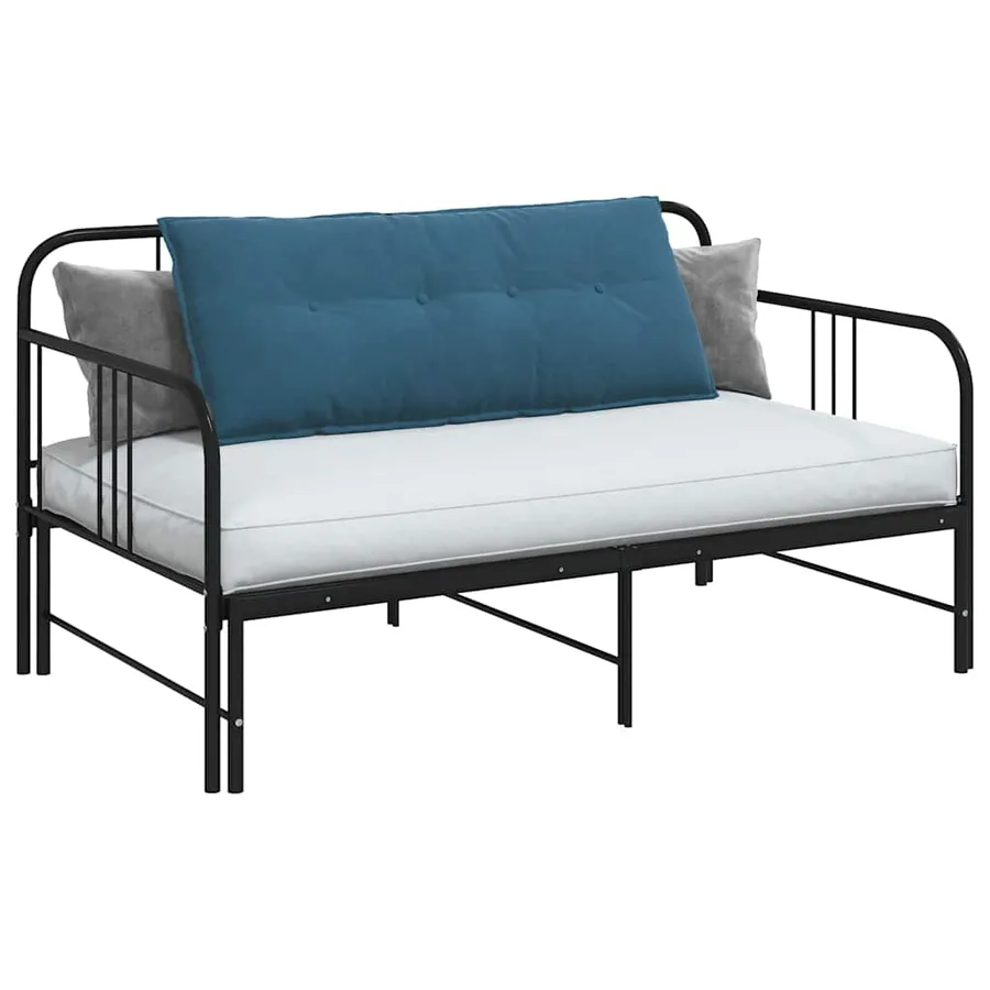Coussin de Dos Bleu 120 x 50 cm Tissu en velours côtelé - 3