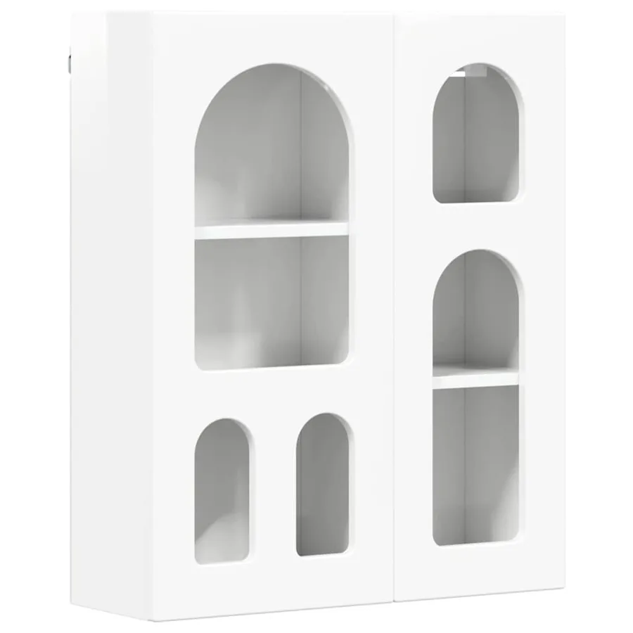 Armoire suspendue ELST Blanc brillant 59 x 20 x 71,5 cm - 2