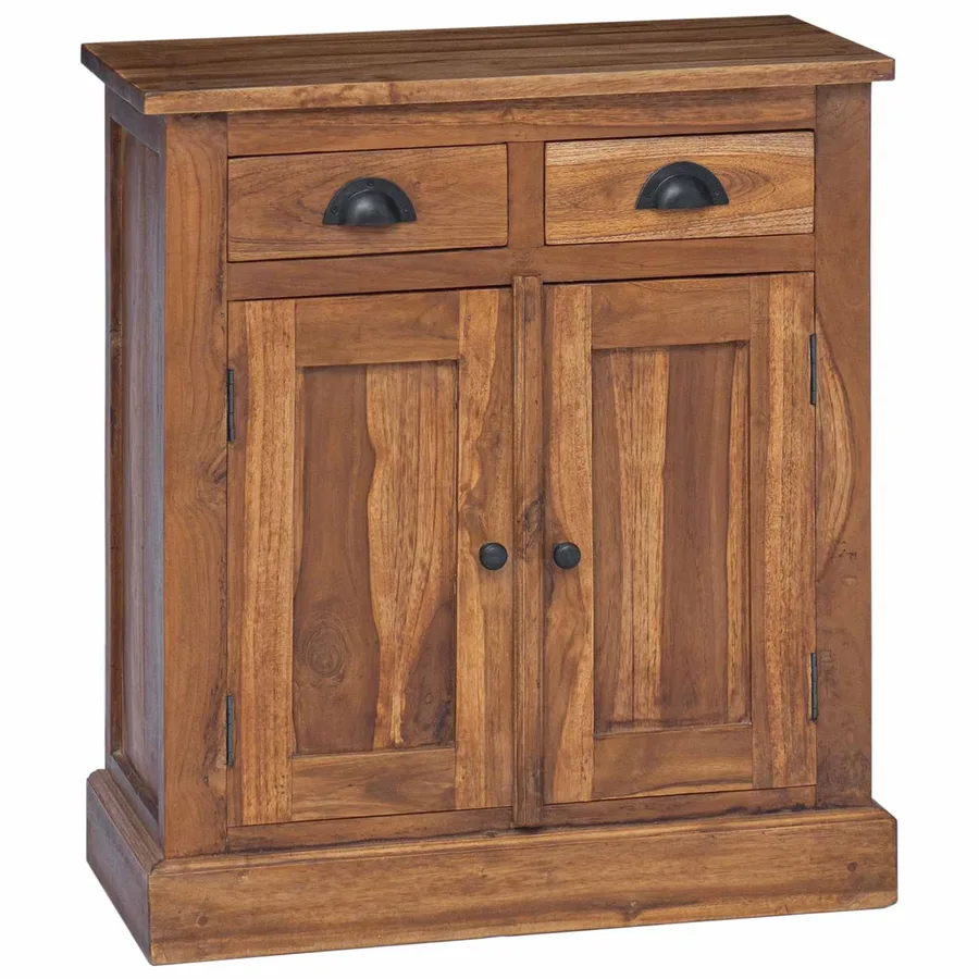 Armoire de rangement avec tiroir Naturel 65 x 30 x 75 cm - 2